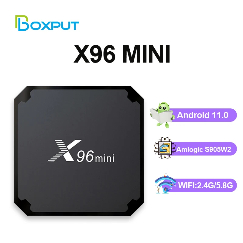 X96 Mini S905w2 Quad Core Support 2.4g & 5.0g Wireless Wifi 