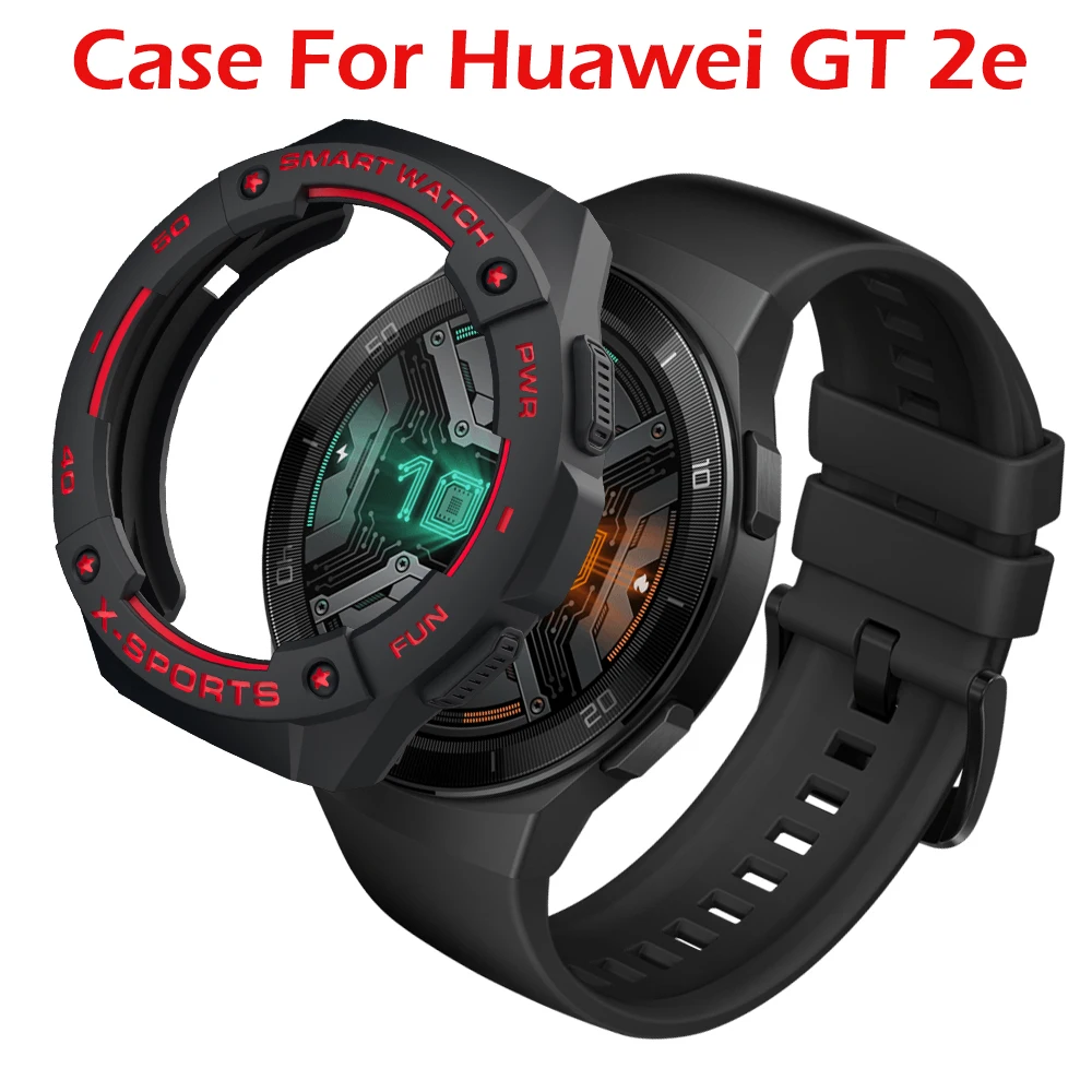 Armor TPU Protective Case Shockproof Cover Full Protector Bumper Smart Watch Accessories For HUAWEI Watch GT 2e gt2e