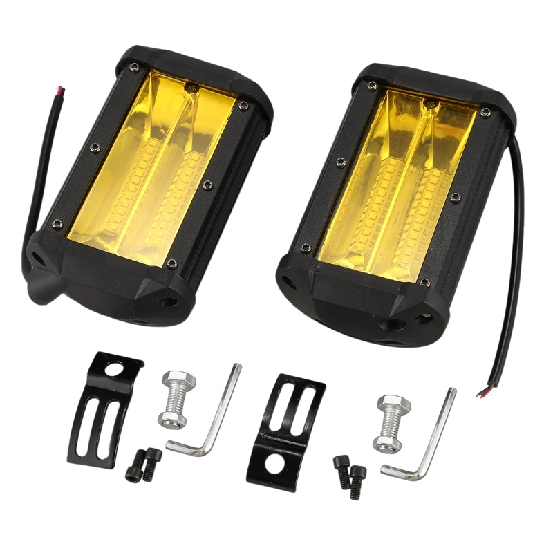 

2PCS Waterproof 5inch 72W LED Work Light for Driving Fog Lamp Offroad Truck SUV