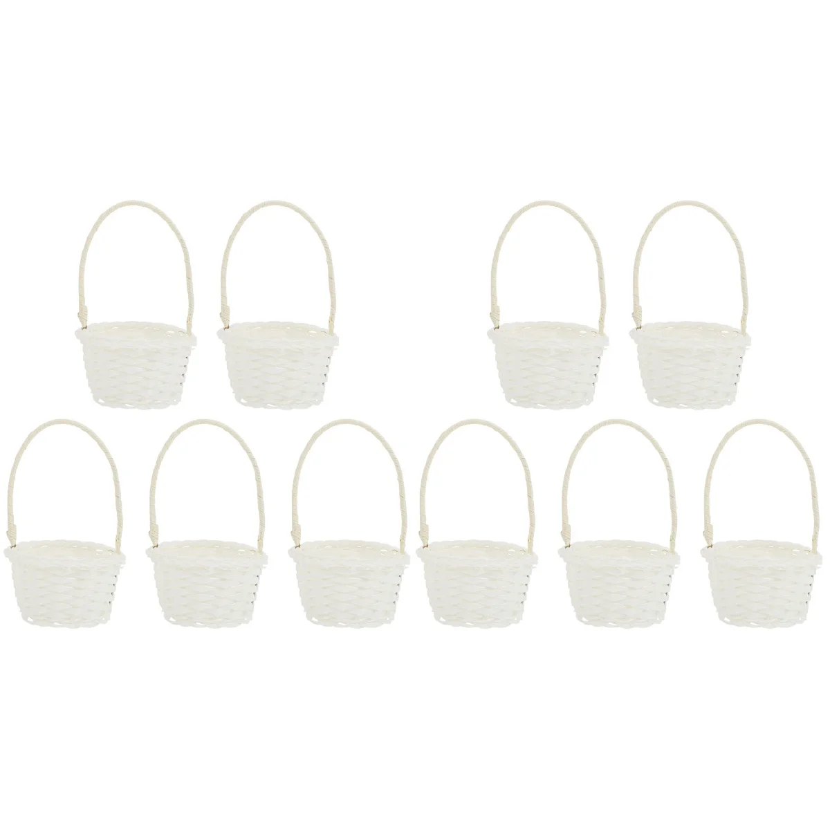 

Basket Storage Baskets Candy Woven Small Rattan Mini Wedding Easter Wicker Flower Fruit Picnicorganizer Containerhandle Rustic