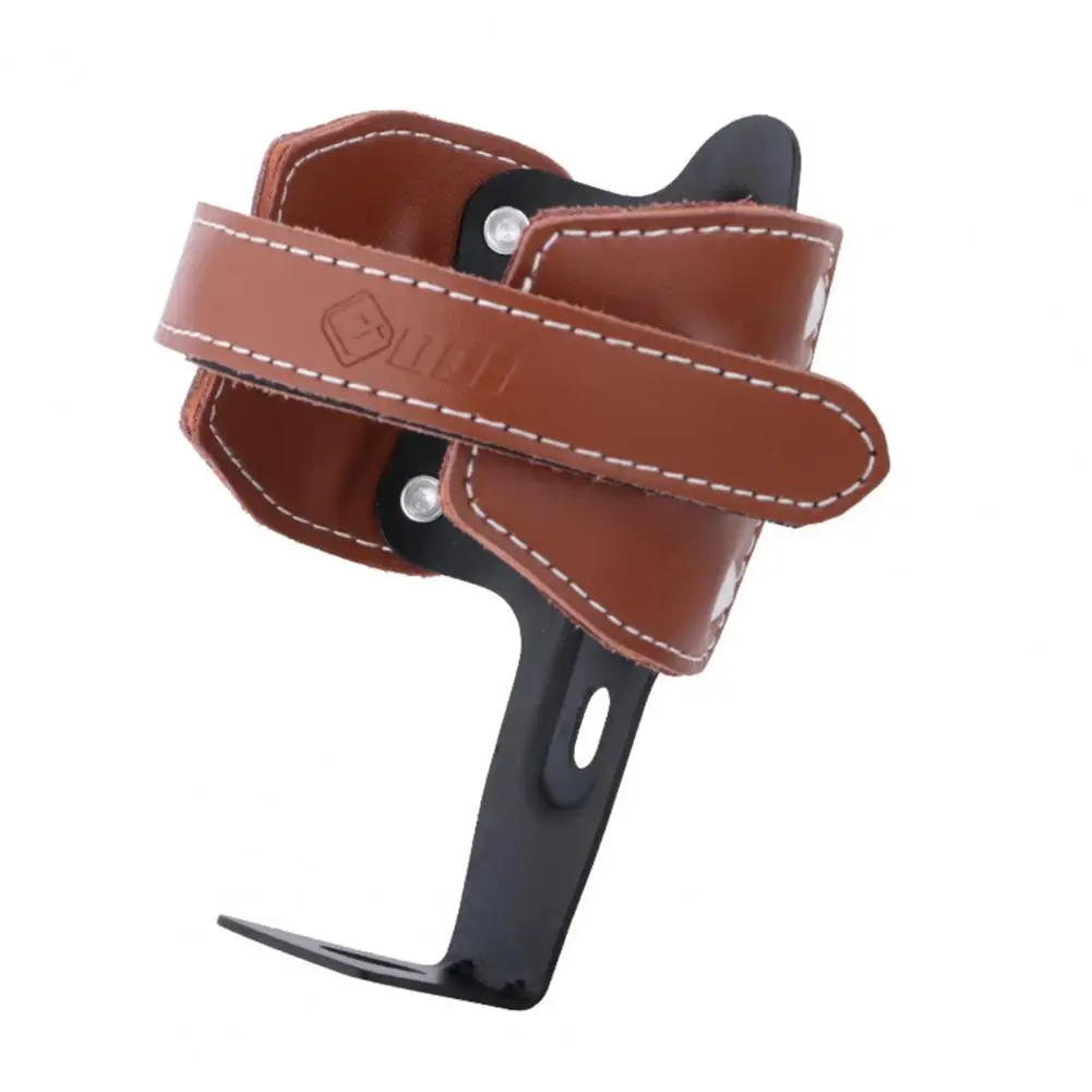 

Bike Water Bottle Mount Durable Cowhide Retro Bike Supplies Bottle Holder Bracket Bicycle Bottle Rack