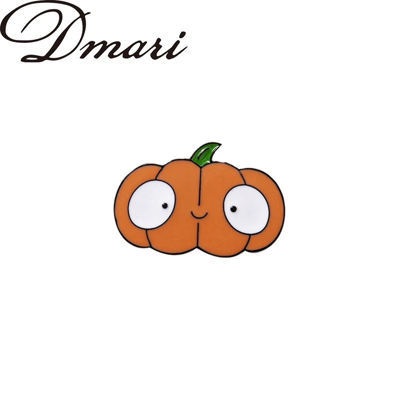 

Dmari Women Brooch Halloween Festival Element Badge Cute Enamel Pumpkin Pins Gift For Child Party Accessories Luxury Jewelry2022