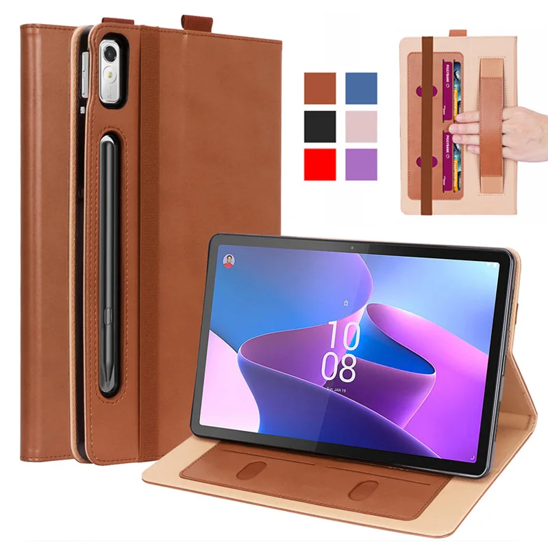 

For Lenovo Tab P11 Pro Gen 2 Case tb132fu Business Leather Wallet Tablet For Xiaoxin Pad Pro 2022 Tab P11 Pro 2022 Cover 11.2"