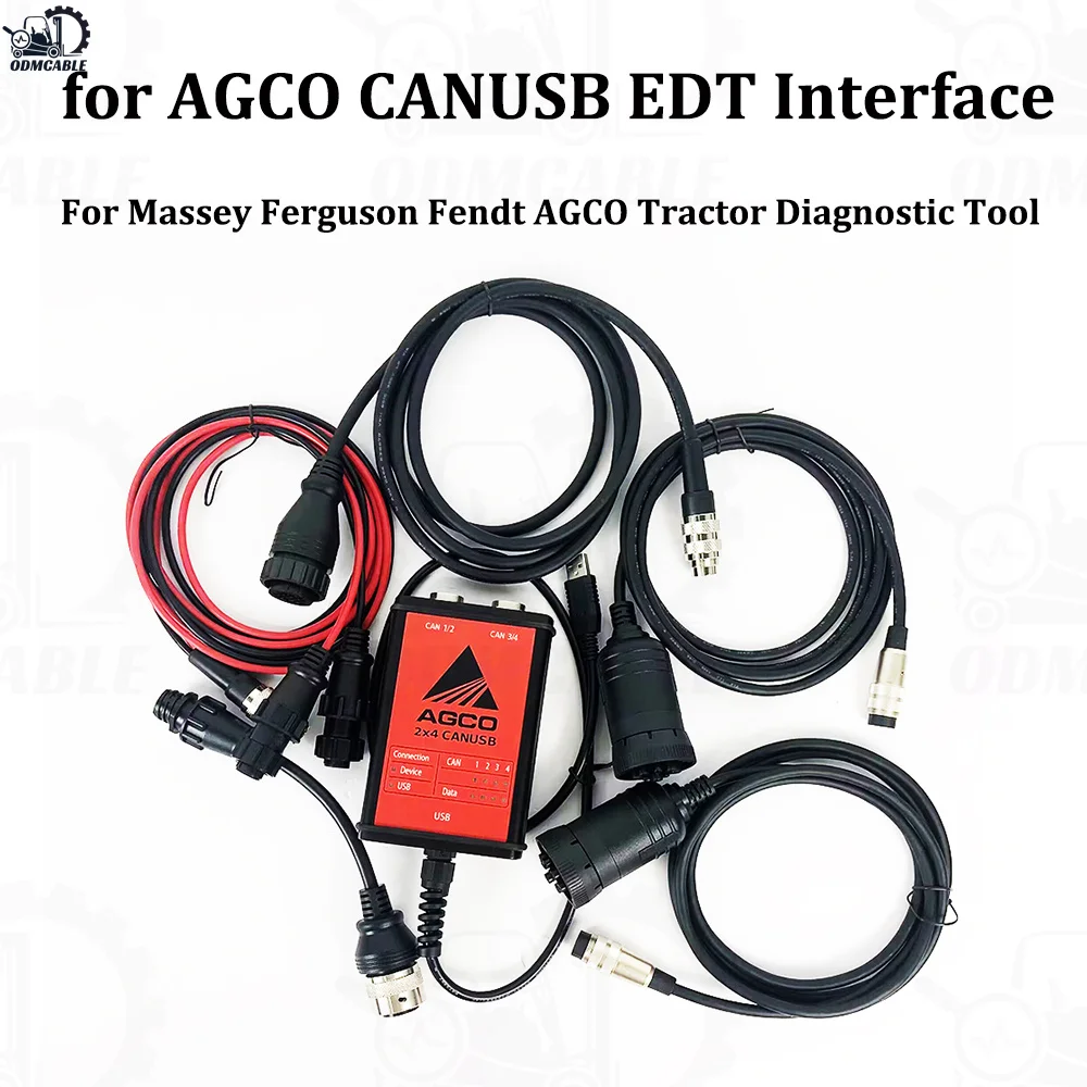 Готовый к использованию для AGCO CANUSB EDT интерфейса Стандартный сверхмощный сканер для диагностики сельского хозяйства