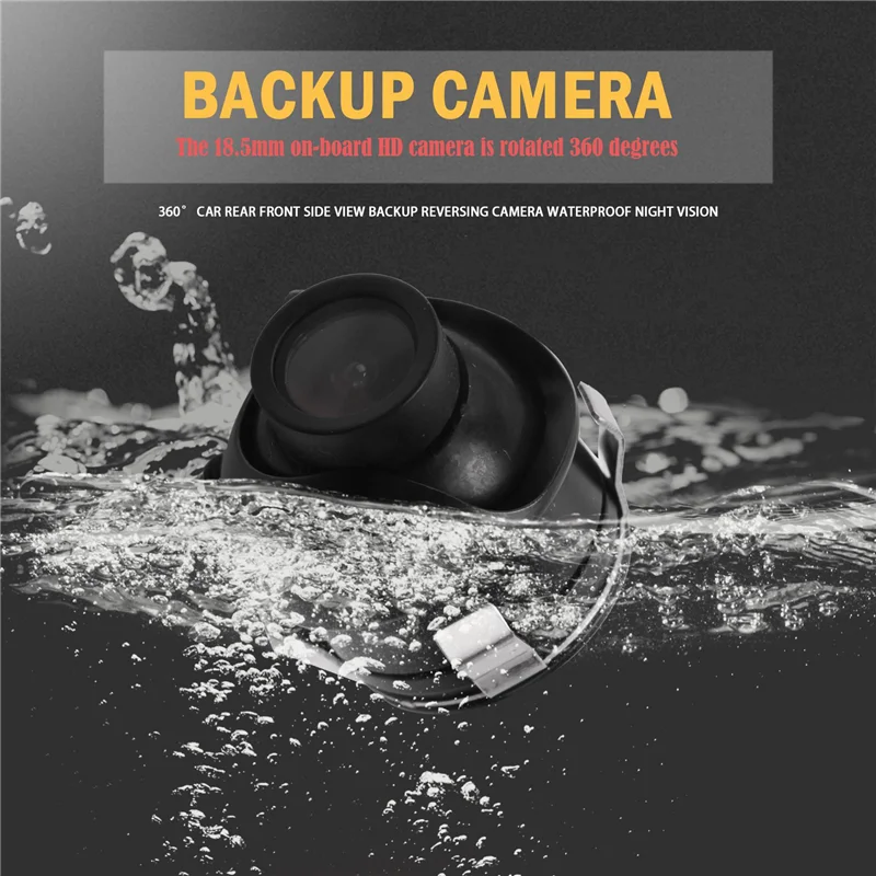 

360° Car Rear Front Side View Backup Reversing Camera Waterproof Night