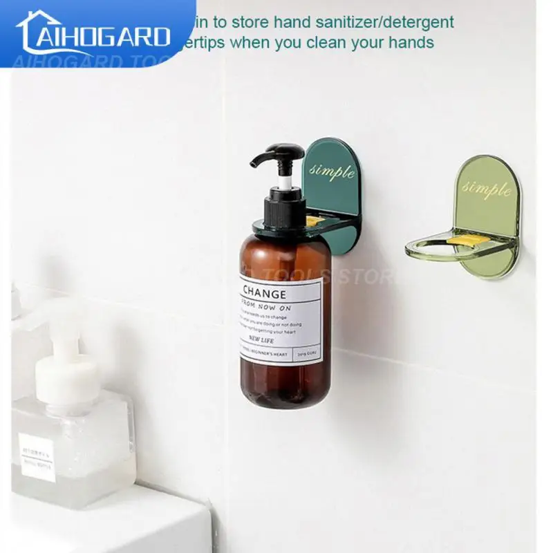 

Soap Shower Gel Dispenser Wall Rack Detergent Wall Hanger Kitchens Detergent Hangers Hand Sanitizer Holder Creative Waterproof