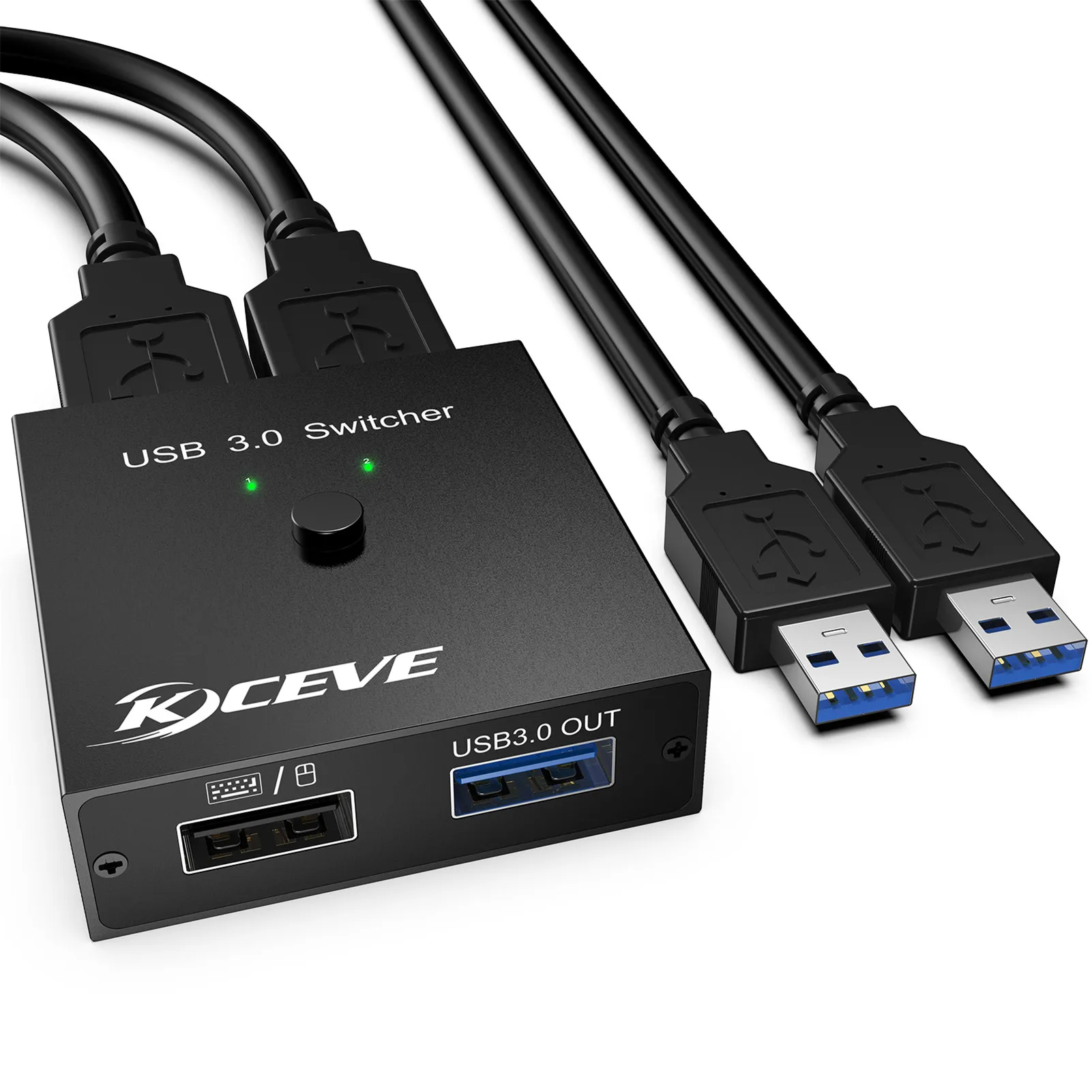 

USB 3,0 переключатель, 4 порта, 2 компьютера