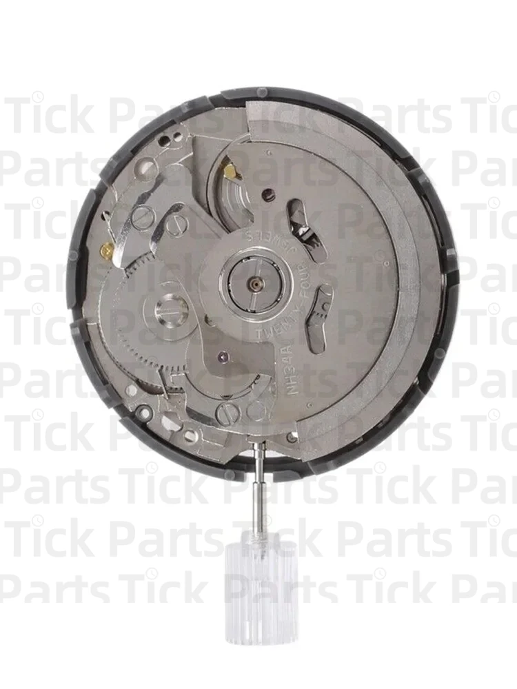 Новый оригинальный японский механизм Seiko nh34 24 камня nh34a gmt 4 стрелки 4R34 GMT дата