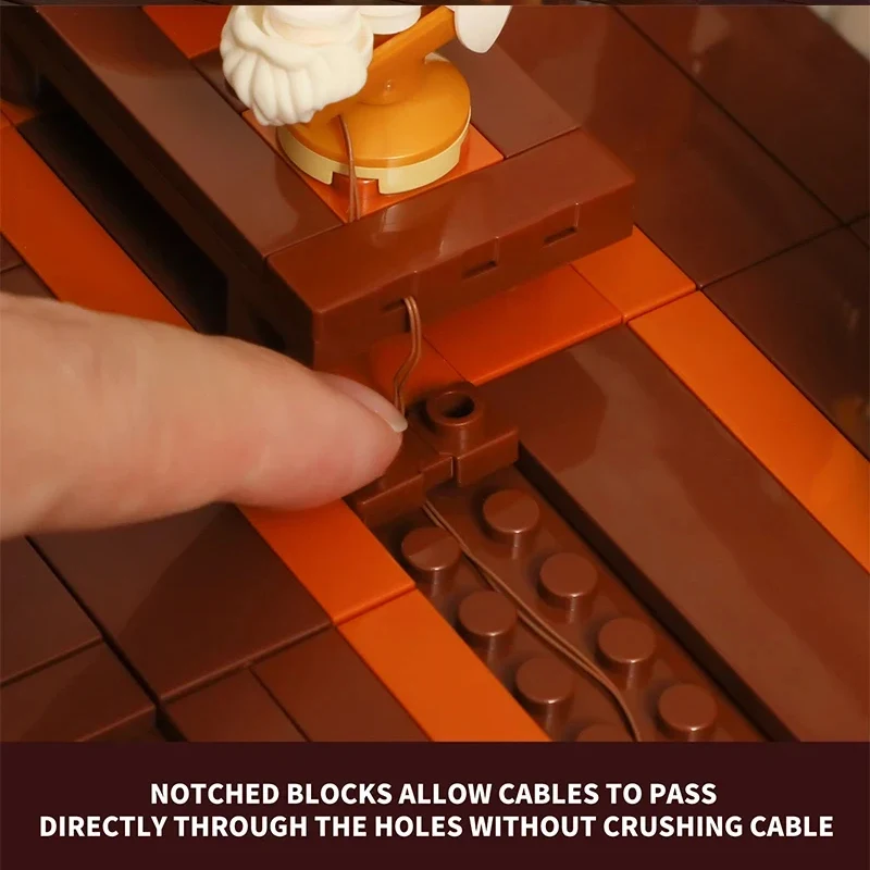 Средневековый замок модульные здания MOC FunWhole F9015 модель архитектуры