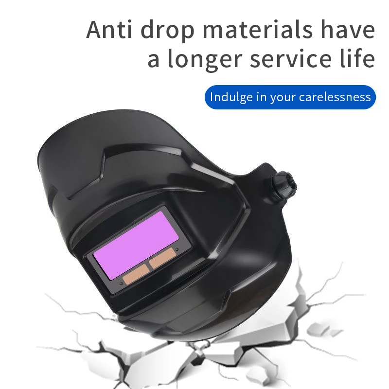 Автоматическая сварочная маска большой вид настоящий цвет автоматическое