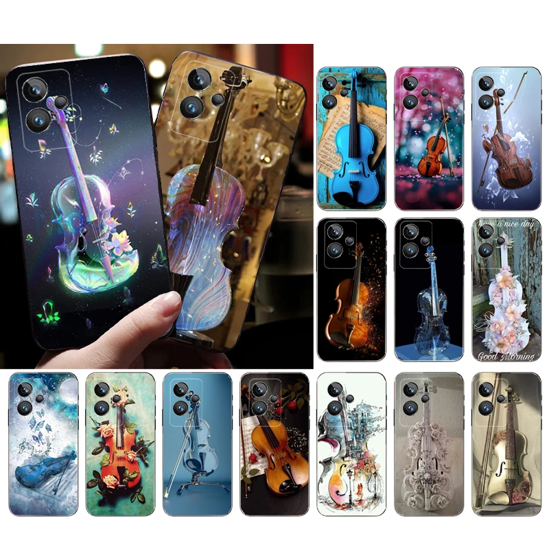 

Violin Phone Case for OPPO Realme 10 Pro Plus 9 8 7 6 Pro 6i GT 2 Pro X2 Pro C21Y C11 X3 SuperZoom GT Master