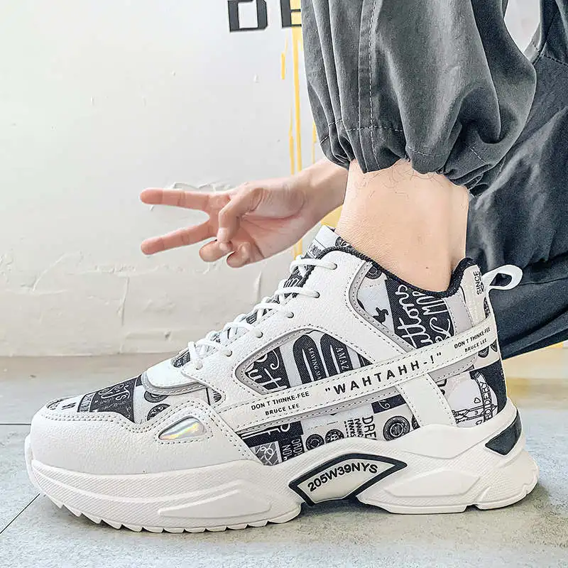 

Flats Men's Brand Sneakers Gym Sneakers Sport Height Increases Running Shoes For Men Designer Runners Men Sports Shoes Tennis