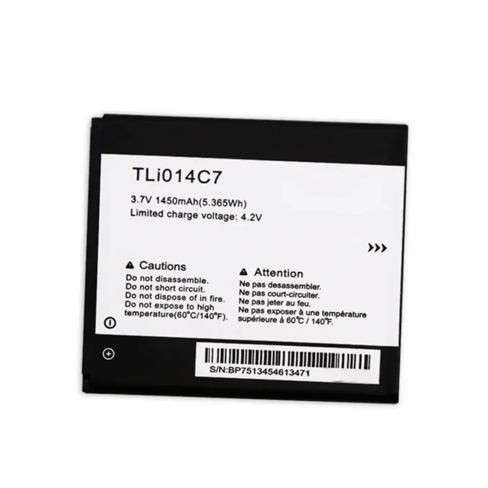 TLi014C7 1450 мАч 5 365 Втч 3 7 В для Alcatel onetouch Pixi First 4024D 4 0 "TLi014C7 1ICP5/54/60 аккумуляторы