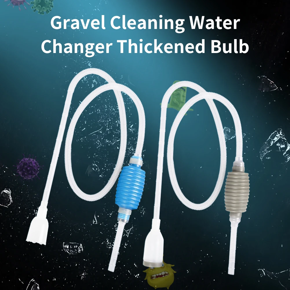 

Semi-automatic Water Change Changer Aquarium Siphon Fish Tank Syphon Vacuum Cleaner Pump Gravel Water Filter Acuario Accessories