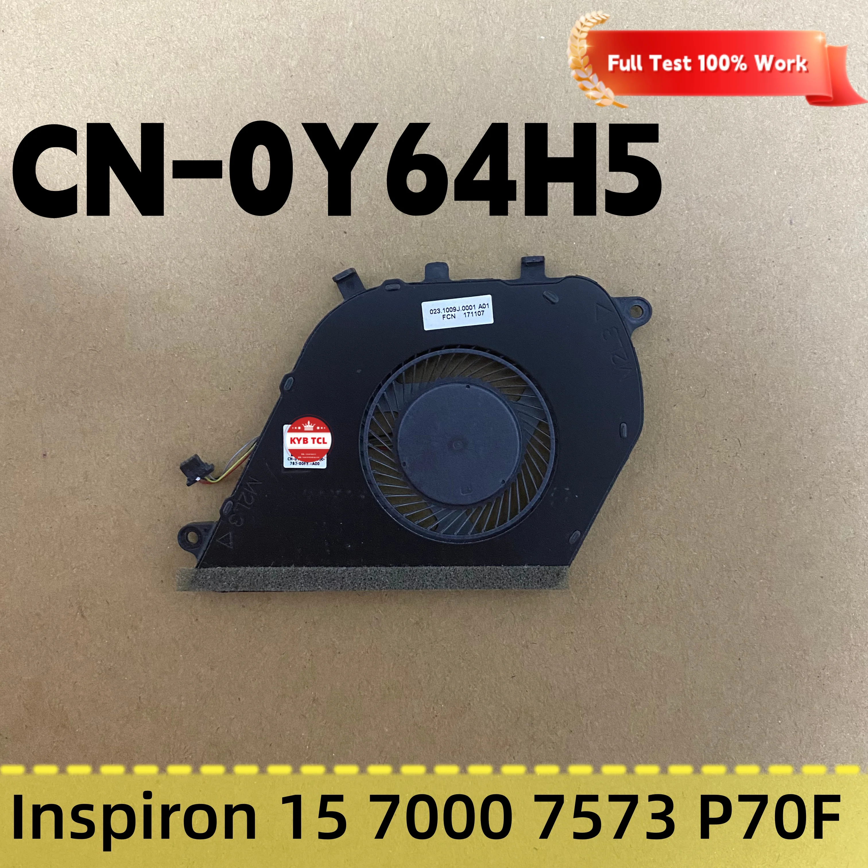 Фото Для Dell Inspiron 15 7000 7573 P70F: тачпад, вентилятор, разъем питания DC, плата кнопки питания USB, плата LED-подсветки клавиатуры, динамик, кронштейн тачпада 0H4XRJ 00M4M2 CN-023G91 16B30-1 0R8HWV 0926CF 0Y64H5 CN-0 №5