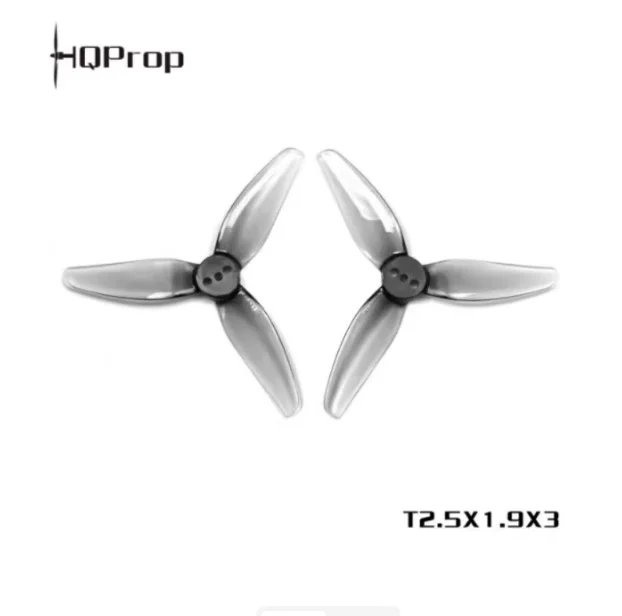 Пропеллеры HQProp T2.5X1.9X3 2.5 дюйма, 3-лопастные, из поликарбоната, 2CW 2CCW, для гоночного FPV-дрона Mario Mini25 (art.: 3920dbd86f773) - 3920dbd86f773