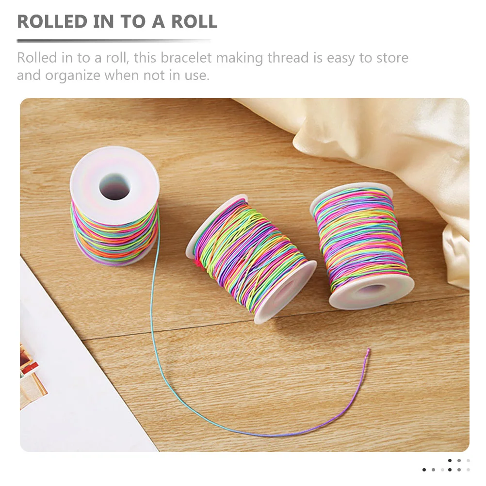 Jewelry Rope Beading Cord Elastic Bracelet Thread Connecting Cords For DIY Polyester