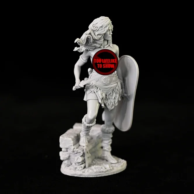 Наборы моделей из смолы 75 мм красота бесцветная и самособранная искусственная