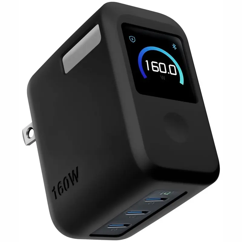 Силиконовый чехол DT21 Geiomoo для Anker Prime 160W, мягкий, гибкий, устойчивый к царапинам защитный чехол, черный (art.: 3920dcedea275) - 3920dcedea275
