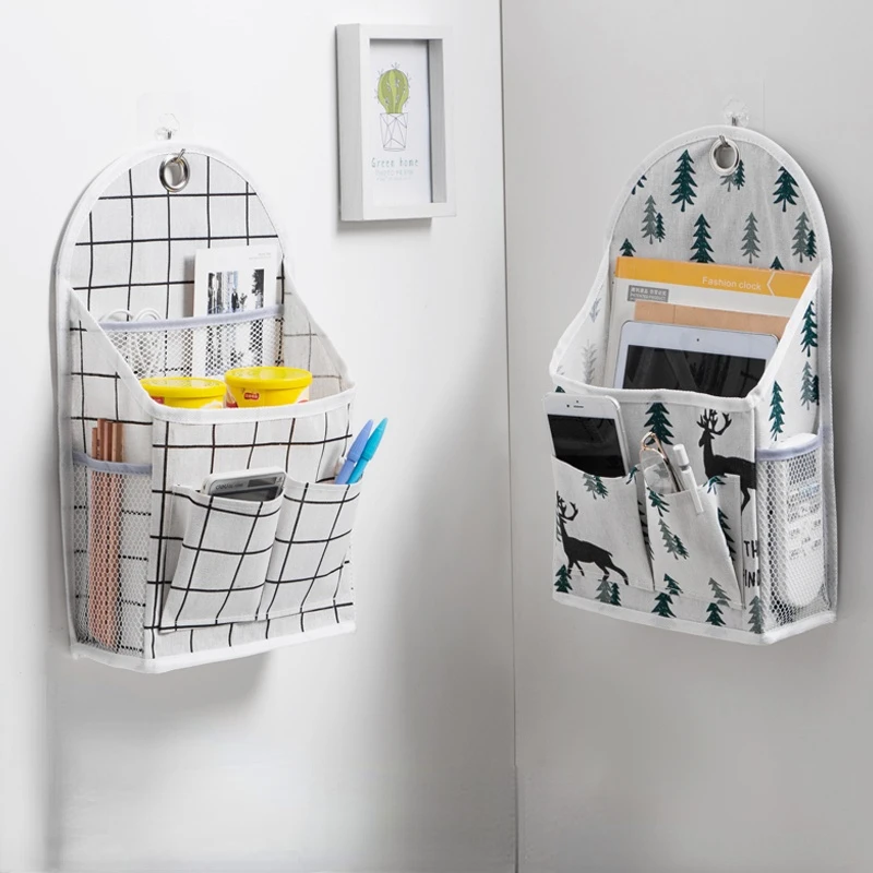 

Настенная сумка для хранения для студенческого общежития, фантастическая прикроватная сумка для хранения за дверью, сумки для покупок для ...