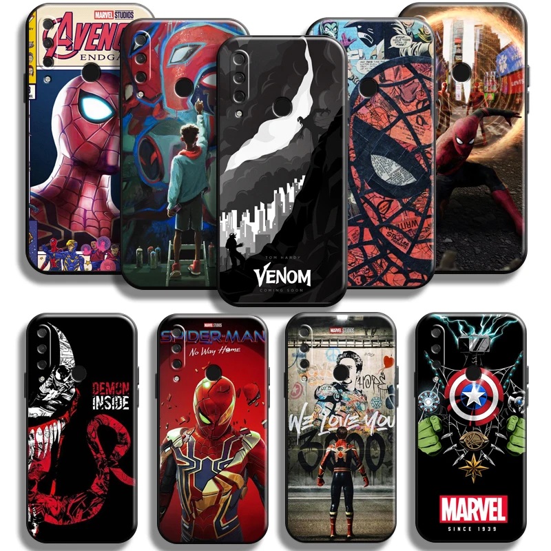 

Spiderman Venom Iron Man Phone Case For Huawei Honor 9X Pro 9X Lite Soft Cases Shockproof Shell Full Protection Carcasa Coque