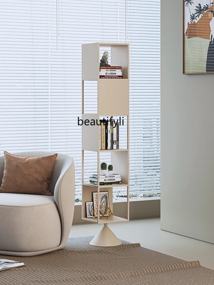 

GY Rotating Side Table Nordic Creative Bookshelf Corner Table Side Table