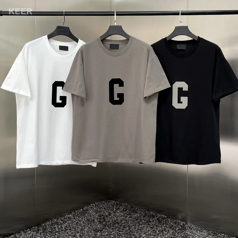 

Essentials Men's T-Shirt 100%1:1 Men and Women Loose Oversize Quality T-Shirts Summer Movement Hip-Hop Cotton Short Sleeve