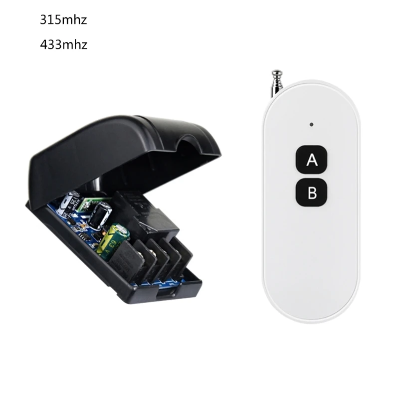 

12V-48V 30A RF Wireless Remote Control Switches System Transmitter Receiver 315/433MHz For Water Pump Lighting