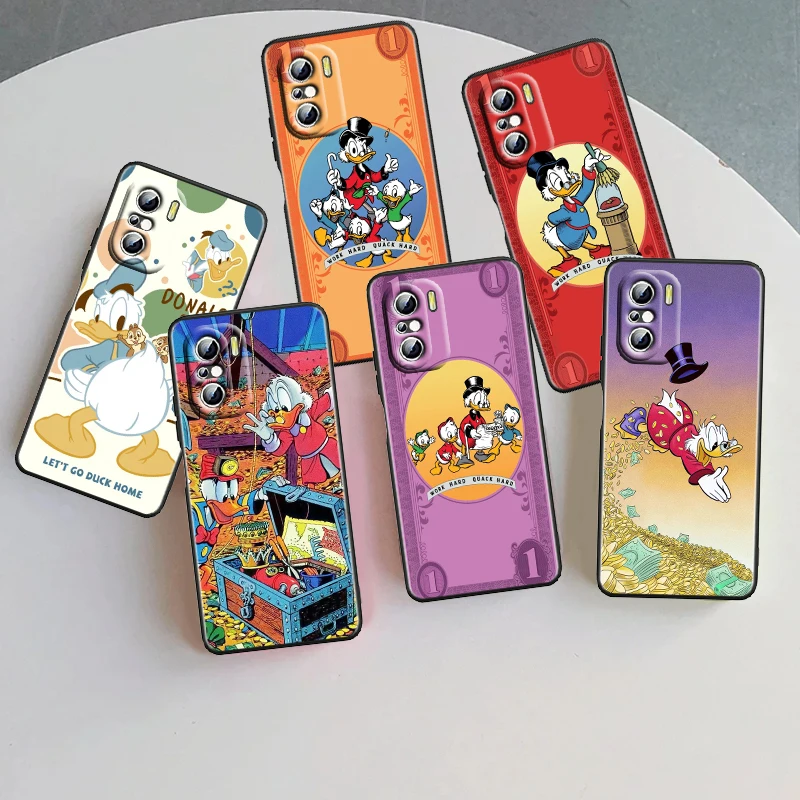 Модный чехол для телефона Disney Дональд Дак Xiaomi Redmi 9A 9C 9AT 10C 9 9T 10 12C 13C A3 12 K60 A1 K50 K40