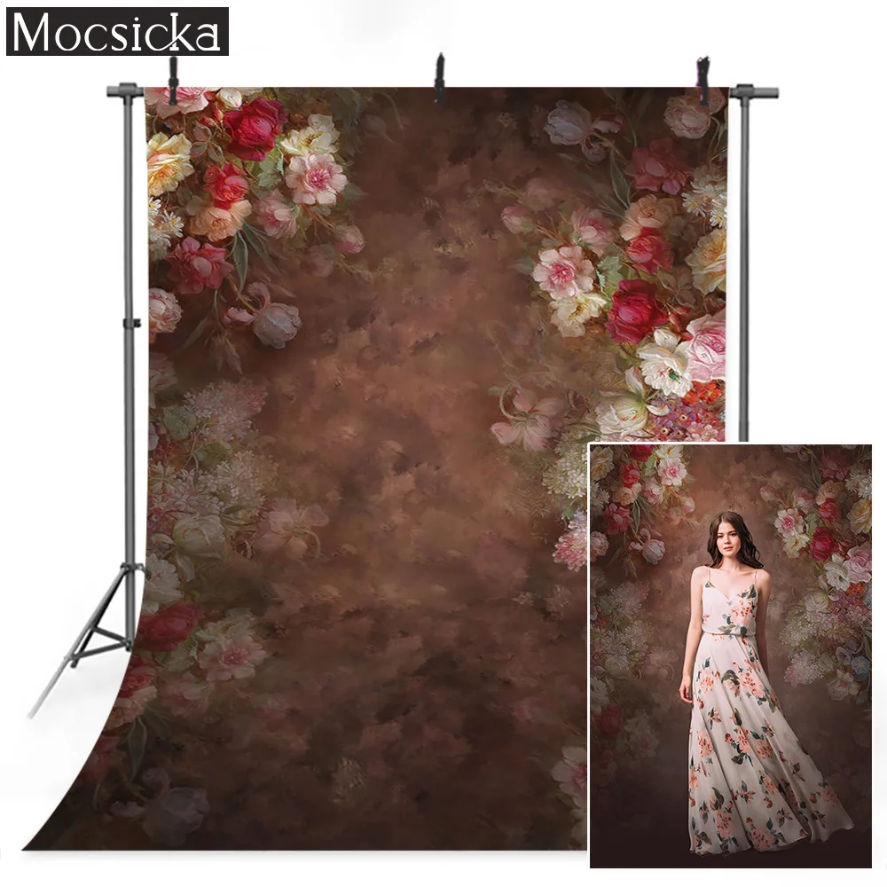 Абстрактный Цветочный фон для фотосъемки в стиле ретро |