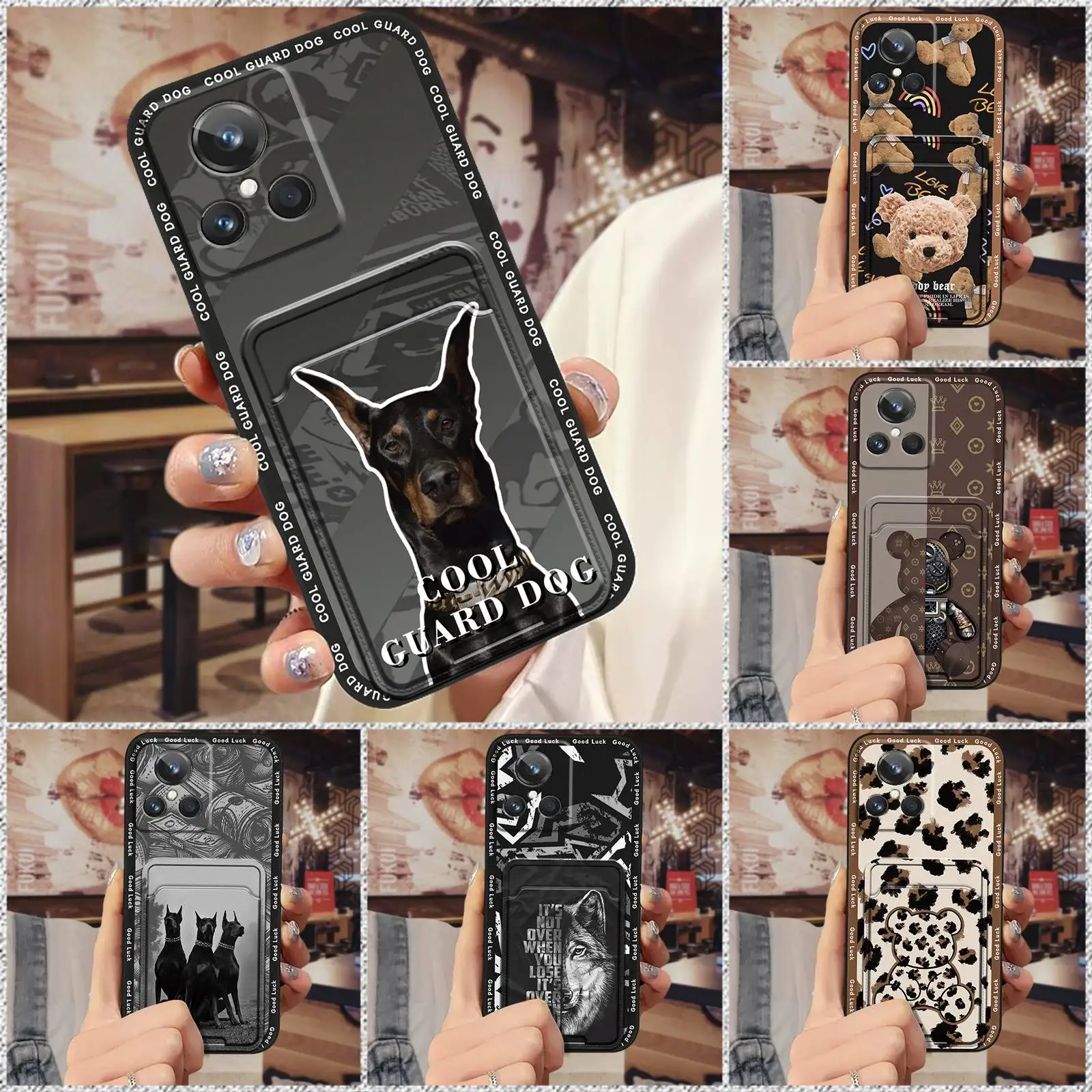 Прочный мягкий чехол для телефона OPPO Realme GT2 5G Explorer Master пылезащитный с рисунком