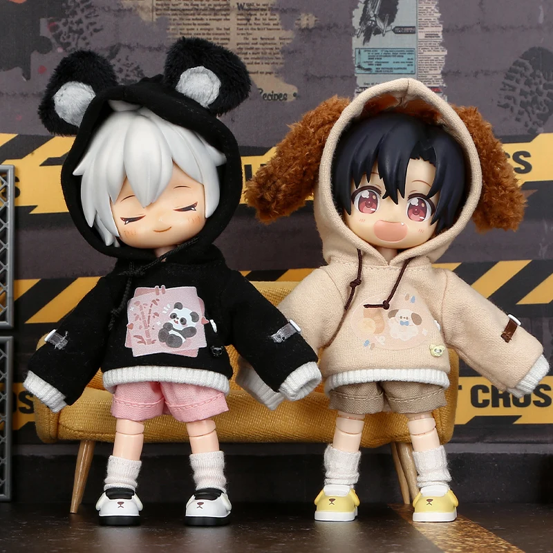 

HOUZIWA NEW OB11 Doll Clothes GSC 1/12 BJD Doll Hoodies