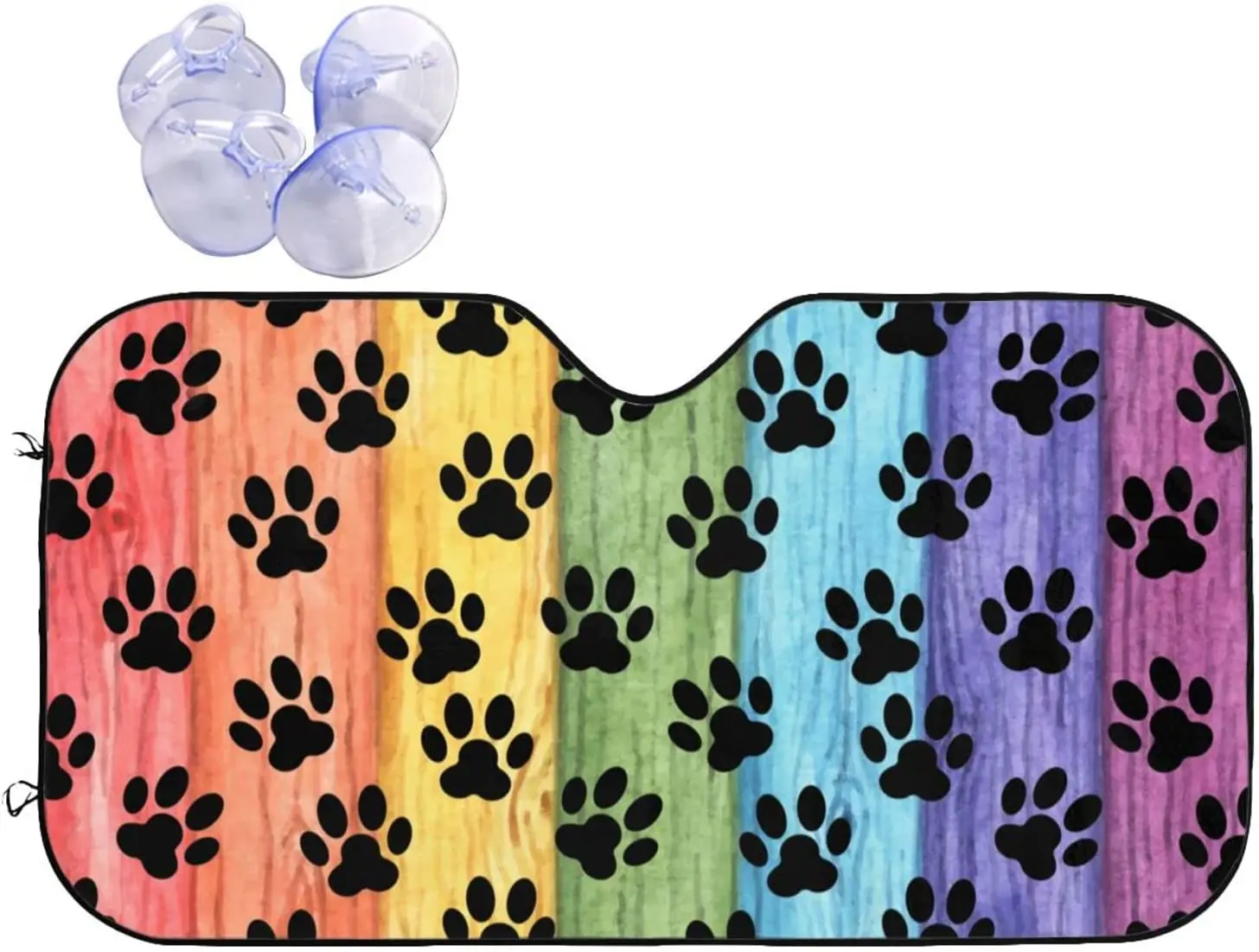 

Dog Paw Car Windshield Sun Shade Blocks UV Sunshade to Keep Vehicle Cool