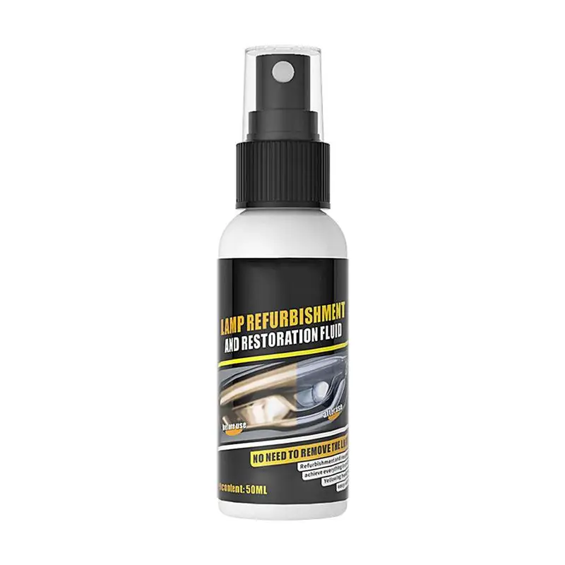 

Car Headlight Restoring Spray Universal Automobiles Lights Scratch Removing Agent Auto Heat Resistant Headlight Cleaning Spray
