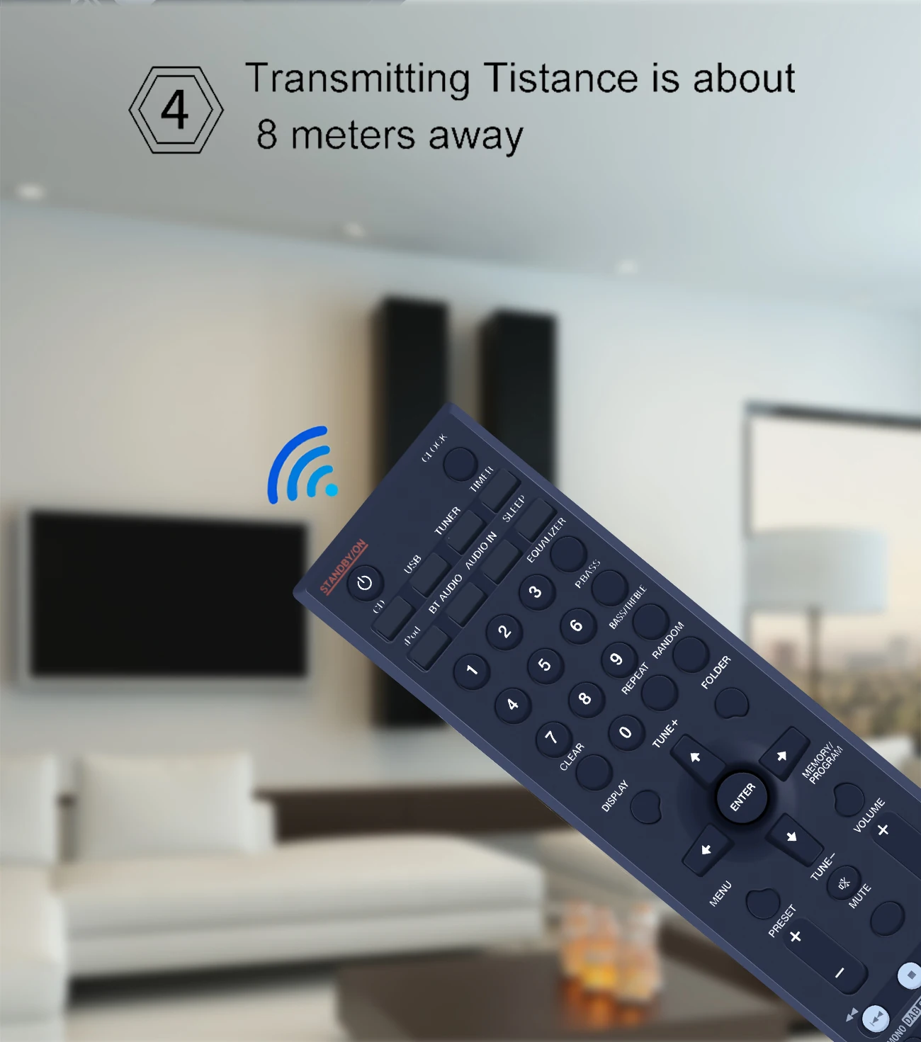 Пульт дистанционного управления для A/V AV-ресивера Pioneer AXD7716 VSX-S300-K VSX-S501 |