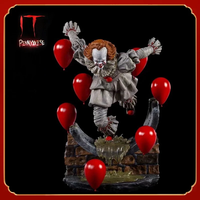 

Scary Movie Character Pennywise Deluxe 1/10 Scale Complete Figure Excellent Model Toys Halloween Collection Classic Gifts