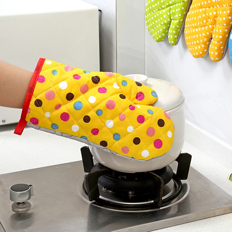 

Thick Heat Insulation Microwave Oven Mitts Special Baking Gloves Creative Kitchen Skid Resistance High Temperature Anti Hot