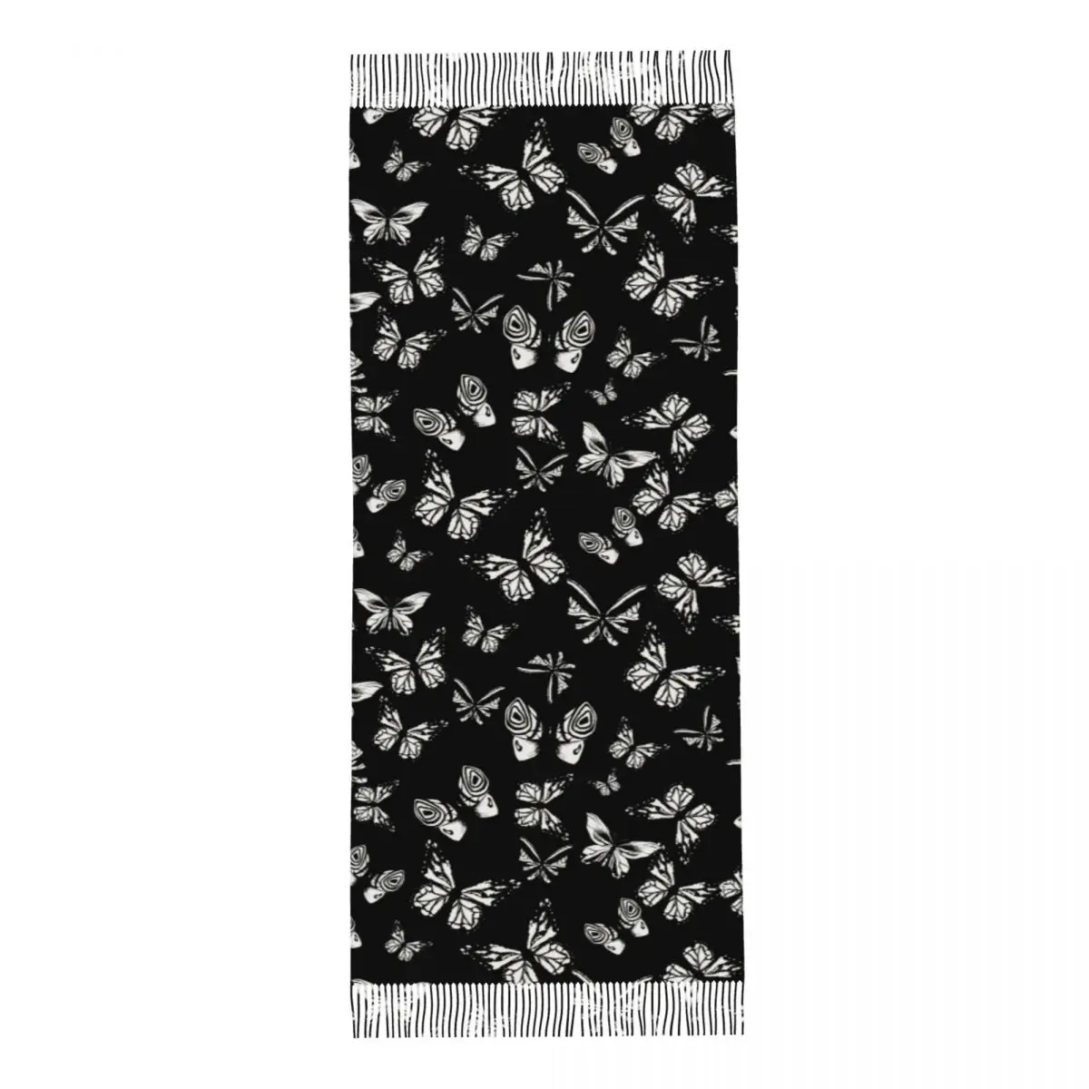 Женский шарф с бабочкой длинный зимний женский Повседневный кашемировый