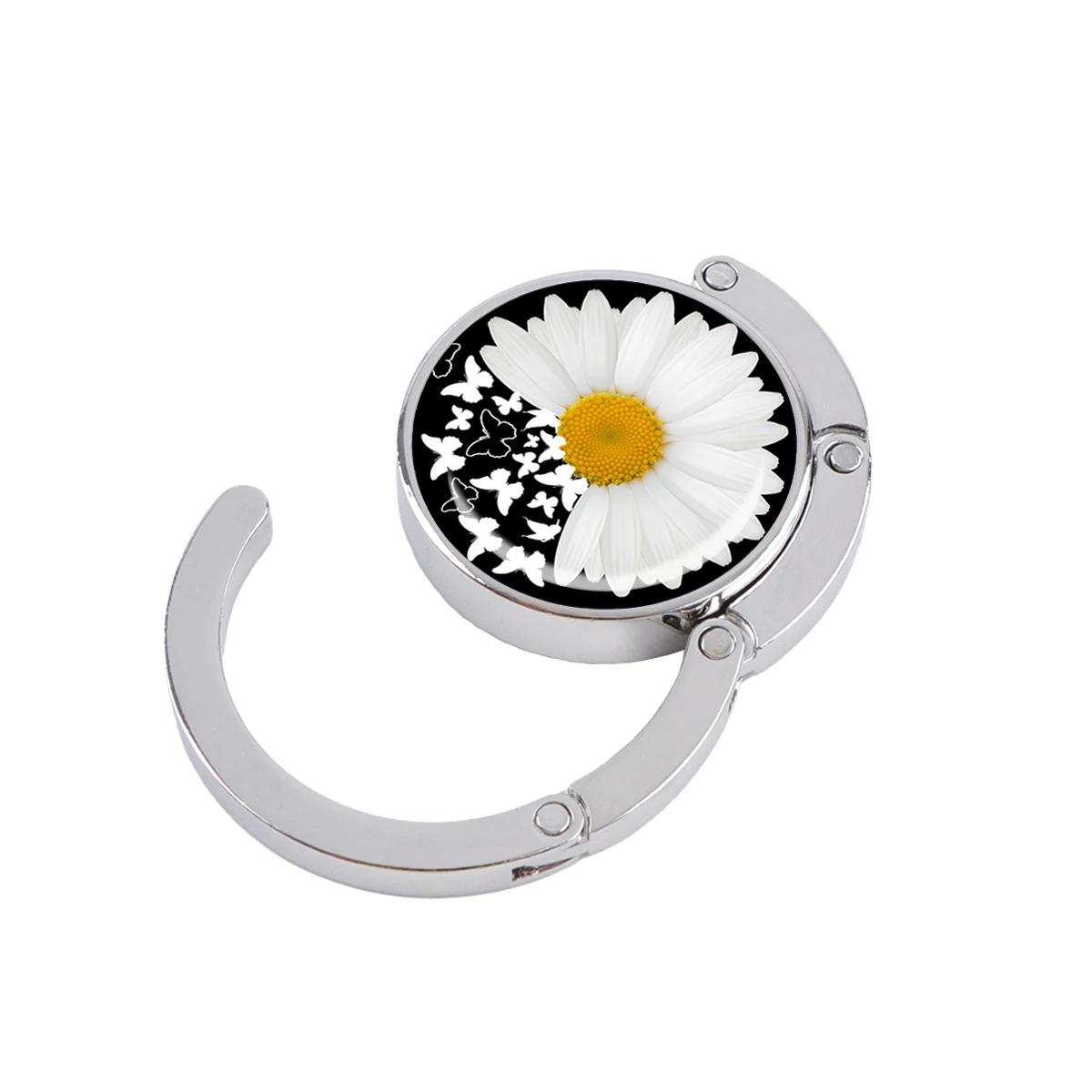 

Портативный Складной Держатель Для Сумок С Леопардовым Принтом И Мультяшным Крючком В Виде Кошки, Крючок Для Круглого Стола