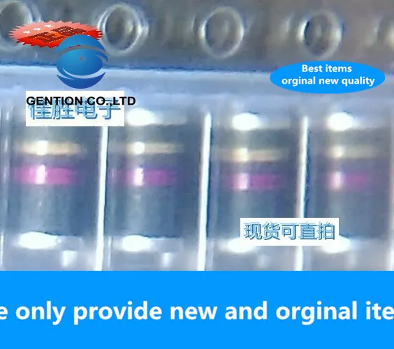 

30 шт., новинка 100%, оригинальное Φ 1A30v, стекло, пассивирование Schottky, желтое кольцо с шелковым экраном + фиолетовое красное кольцо