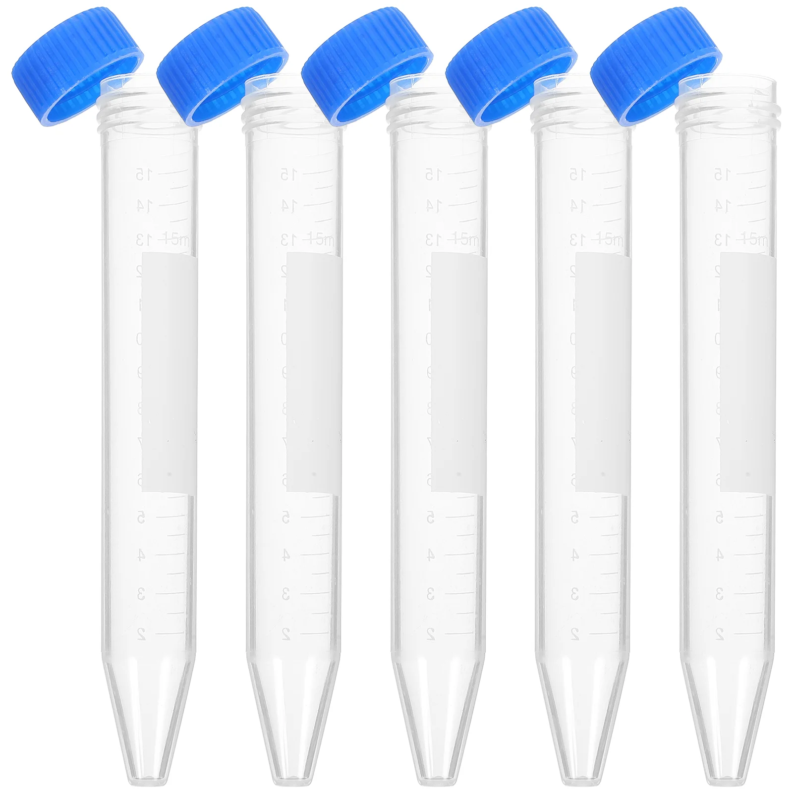 

Centrifuge Tube Container, 50 Pack 15ml Test Tubes with Snap Cap for Sample Storage Container,- Leak Pointed Can Laboratory