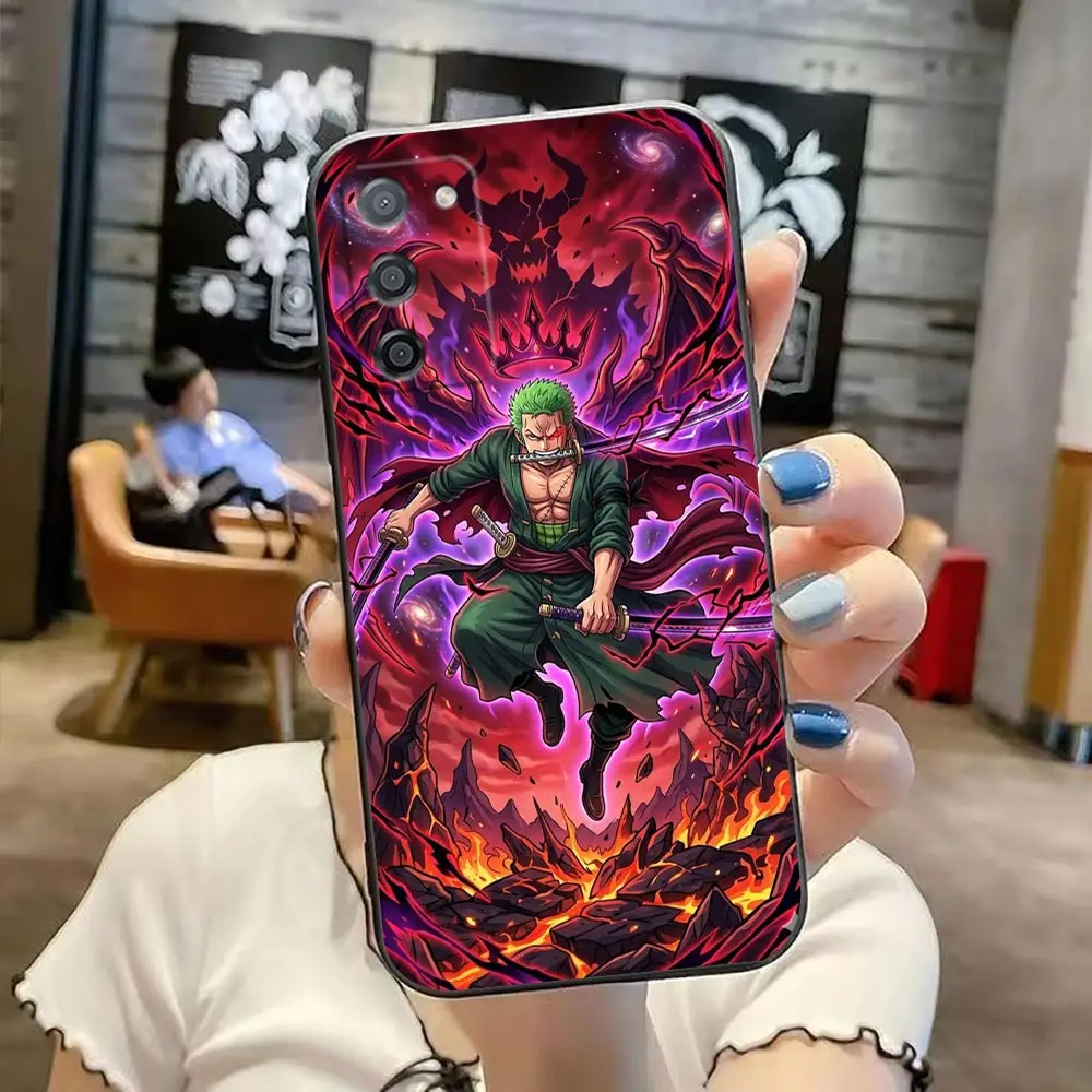 Фото Чехол для телефона Gear 5 Luffy Zoro One P-Piece для OPPO A5X A6X A6C A5 A6 A17 A16 A38 A53 A54 A55 A57 A58 A60 A74 A78 A93 A94 A98 №3
