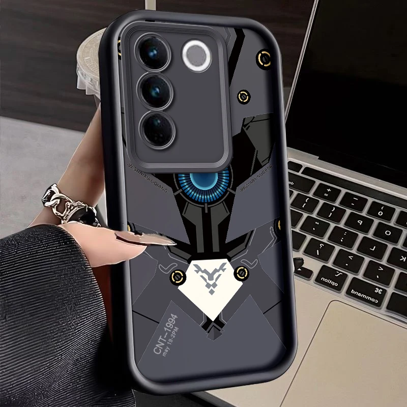 Механическая Броня окрашенная планкой для Vivo V27e S16e V27 E Силиконовый