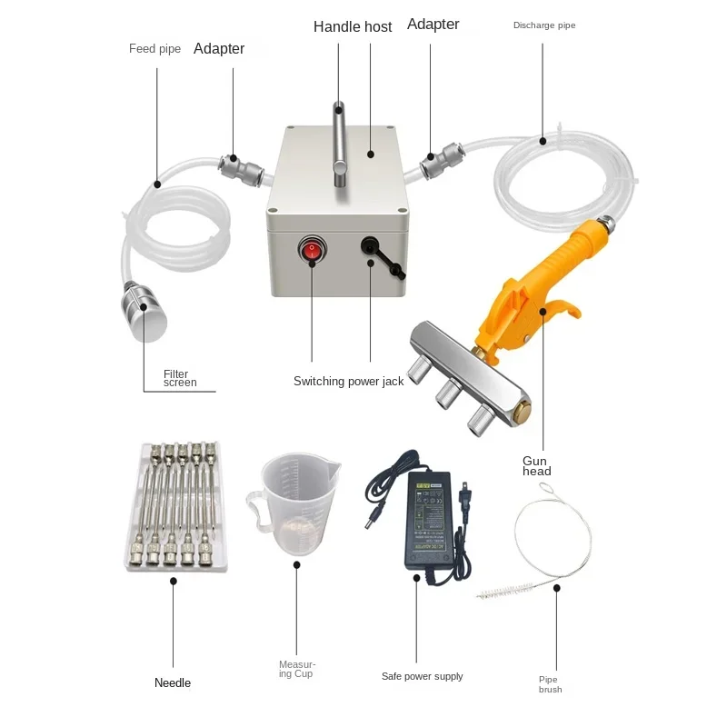 Инжектор для стейка ягненка электрический пистолет инъекций машина