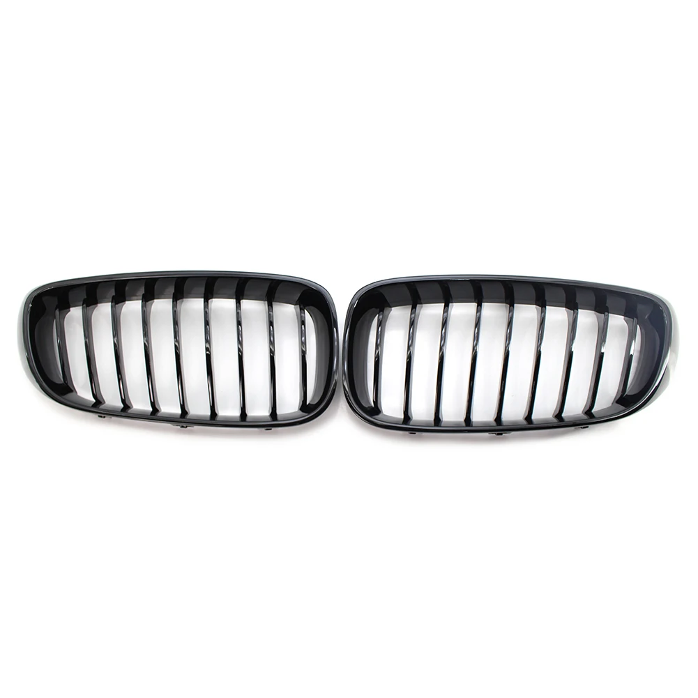 3-й серии глянцевая черная автомобильная передняя решетка для почек гоночные