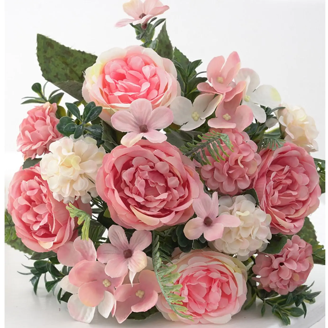 Искусственные Шелковые Цветы-пионы Букет Хризантем На Рождество Свадьбу