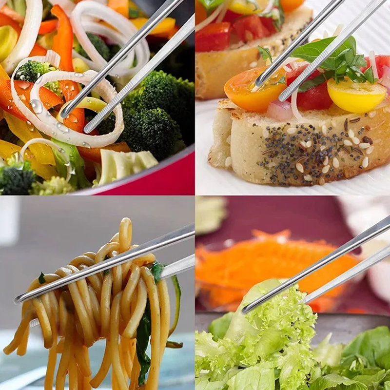 1 шт. пинцет из нержавеющей стали для приготовления пищи