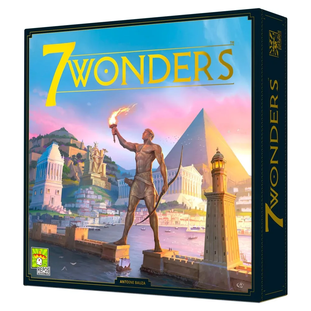 

7 Wonders New Edition Strategy Board Game for Ages 10 and Up Games of Tables for the Whole Family Table Entertainment Sports