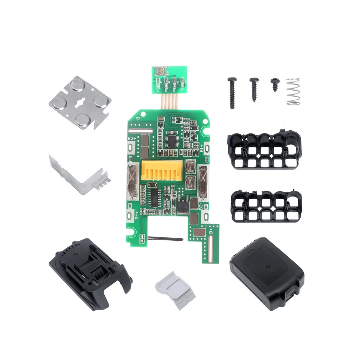 

For 18V BL1840B Lithium Battery Charging Protection Board Kit for Angle Grinder with Overcharge Protection