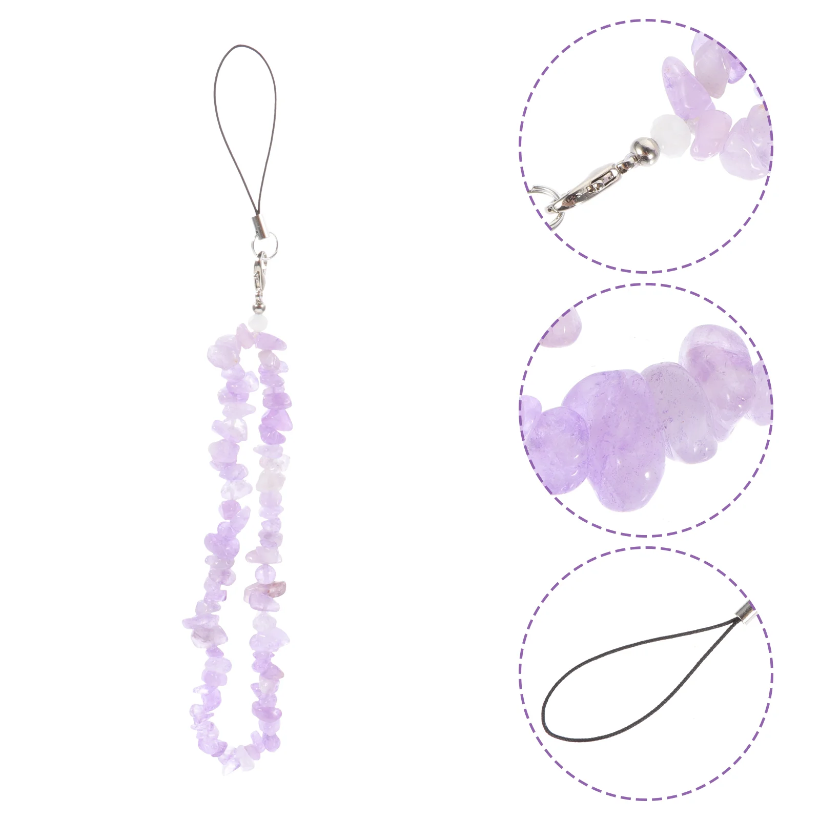 

Crystal Beaded Phone Lanyard Phone Hanging Charm Anti-lost Camera Chain